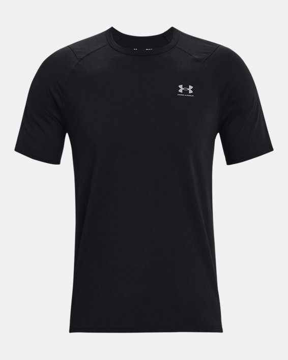 เสื้อแขนสั้น UA Performance Cotton สำหรับผู้ชาย, Black, pdpMainDesktop image number 4
